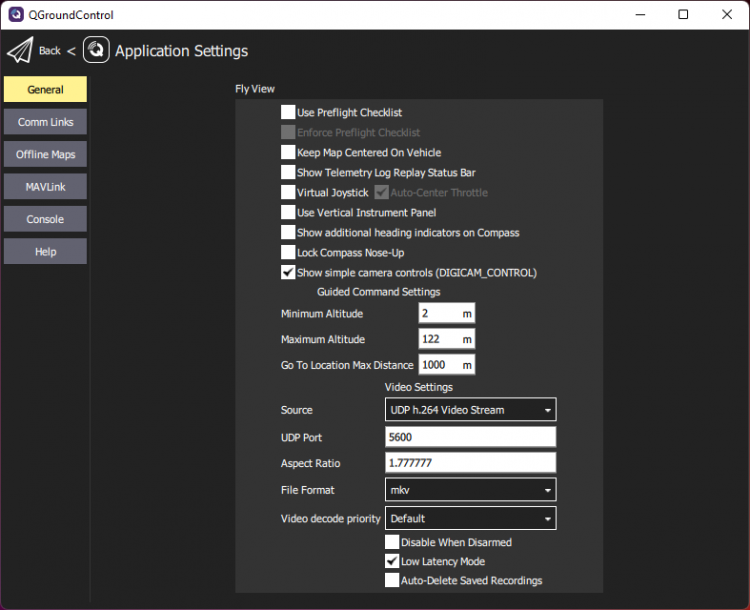 QGroundControl and video from Cosmostreamer Cosmostreamer Wiki